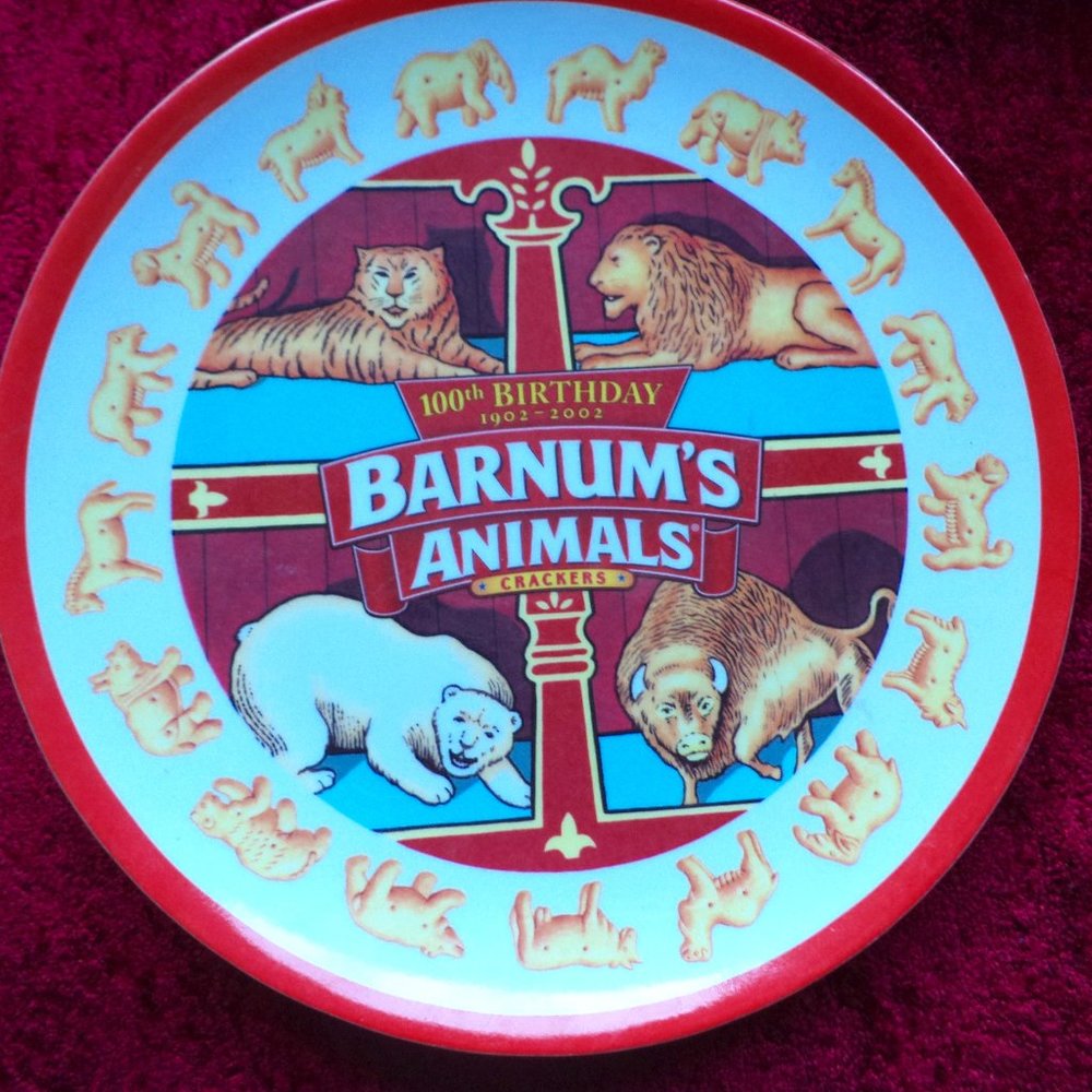 Barnums Animal Cracker Collectable Plate